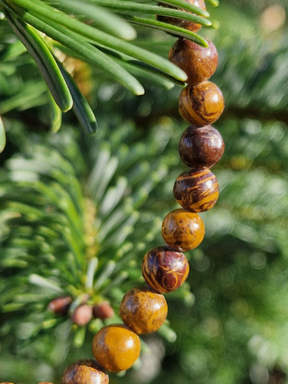 Bracelet Jaspe Mariam (Jaspe peau de serpent)