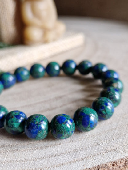 Bracelet Azurite Malachite naturelle (2 tailles)