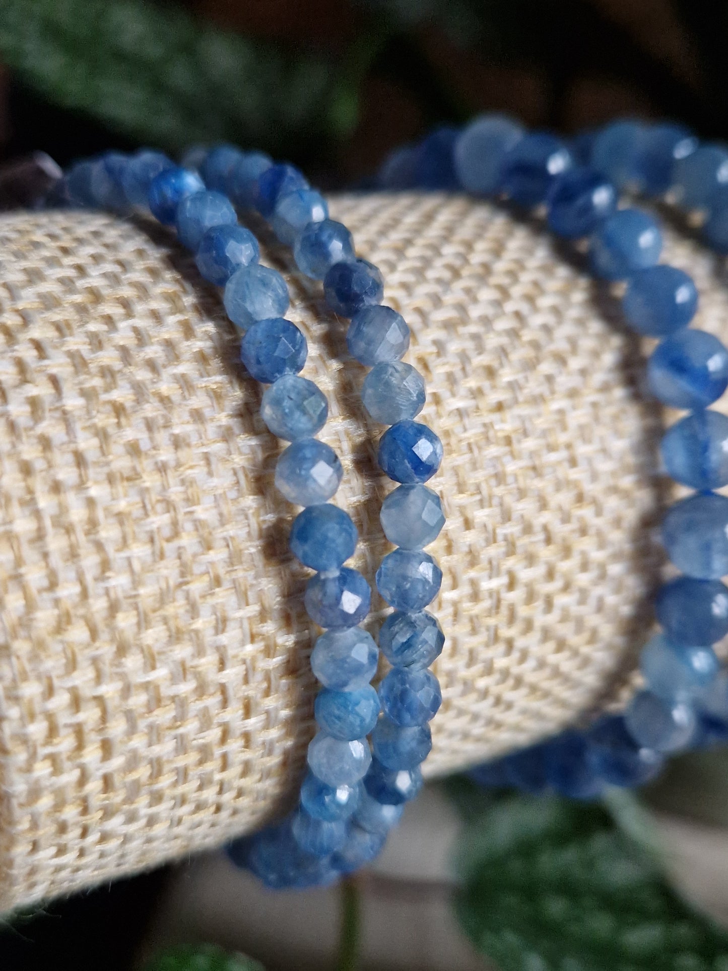 Bracelet Cyanite bleue naturelle (2 tailles)
