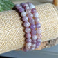 Bracelet Tourmaline rose sur Eudialyte (2 tailles)