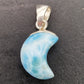Pendentif Larimar Lune (à choisir)