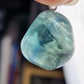 Pendentif pierre roulée Fluorite bleue (à choisir)