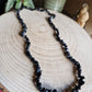Collier Obsidienne noire baroque