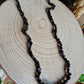Collier Obsidienne noire baroque
