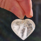 Pendentif cœur quartz rutile (à choisir)