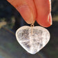 Pendentif cœur quartz rutile (à choisir)