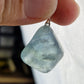 Pendentif pierre roulée Fluorite bleue (à choisir)