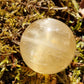 Sphère Calcite optique miel C