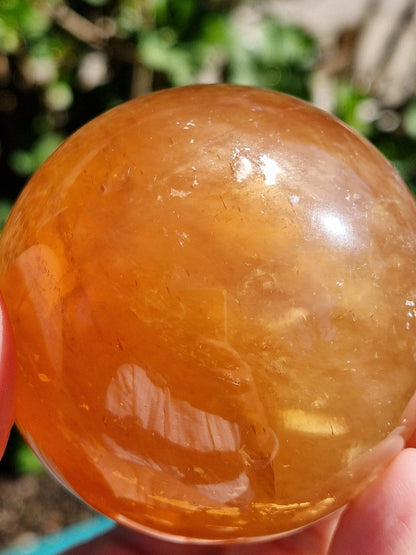 Sphère Calcite miel n°2