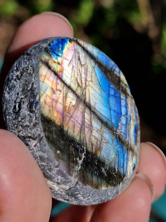 Demi sphère de Labradorite (à choisir)