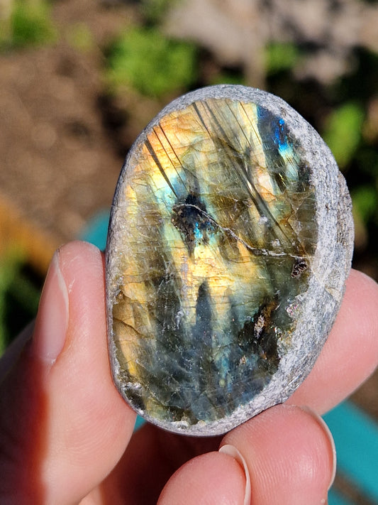 Demi sphère de Labradorite (à choisir)