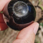 Sphère Obsidienne argentée n°3